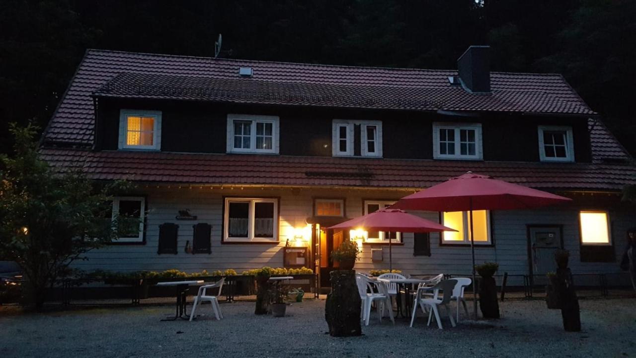 Waldpension Harzer Waldwinkel บาดกรุนด์ ภายนอก รูปภาพ